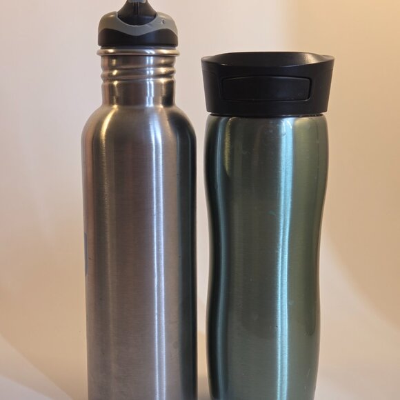 Stainless Steel 750 ml Bottle + 16 oz Travel Mug - Picture 3 of 5